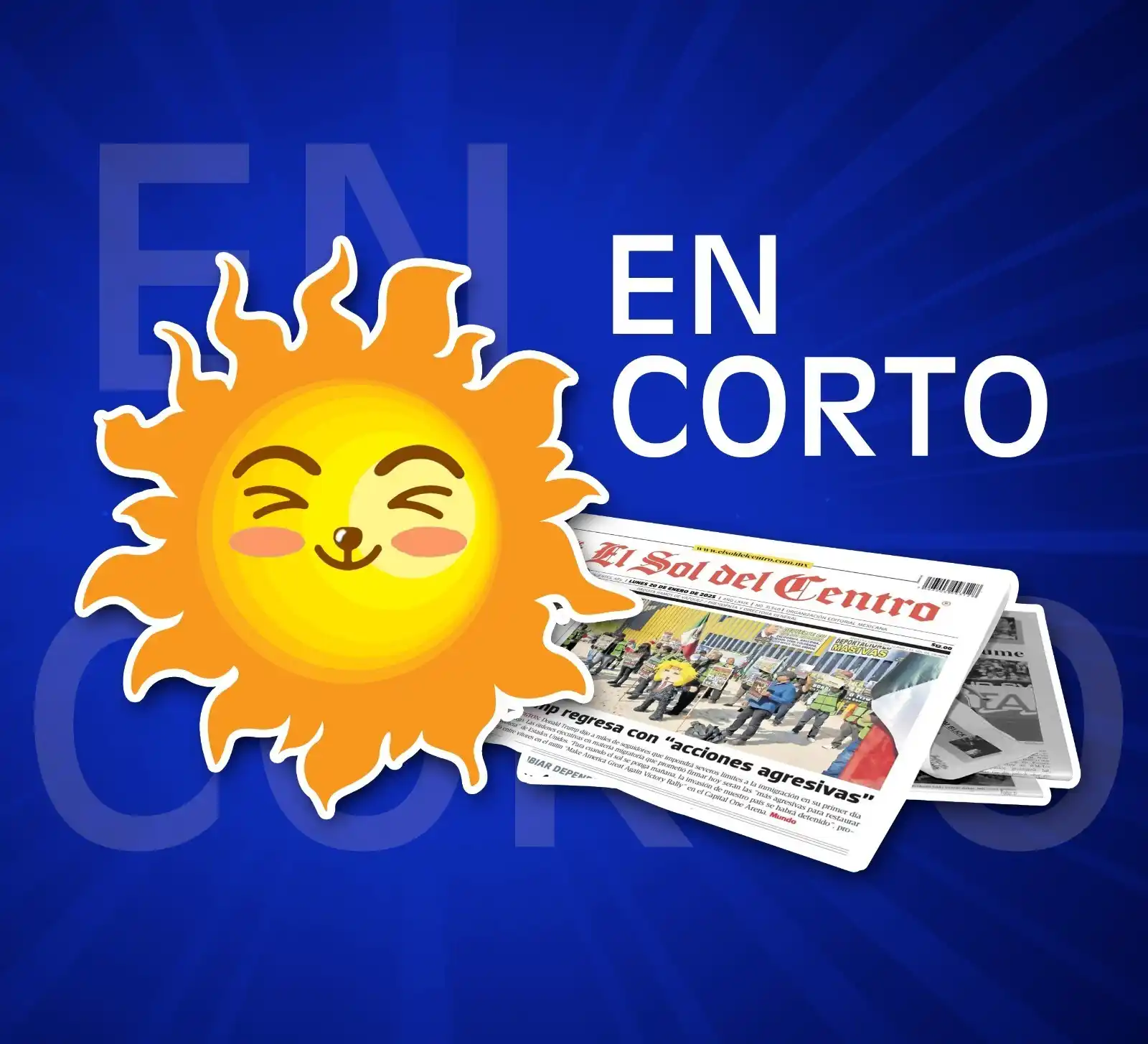 Image from El Sol del Centro 🗞️: *¡Buenas noches!* 🌚 Acá tienes las 3 "*En corto*" para cerrar el dí...