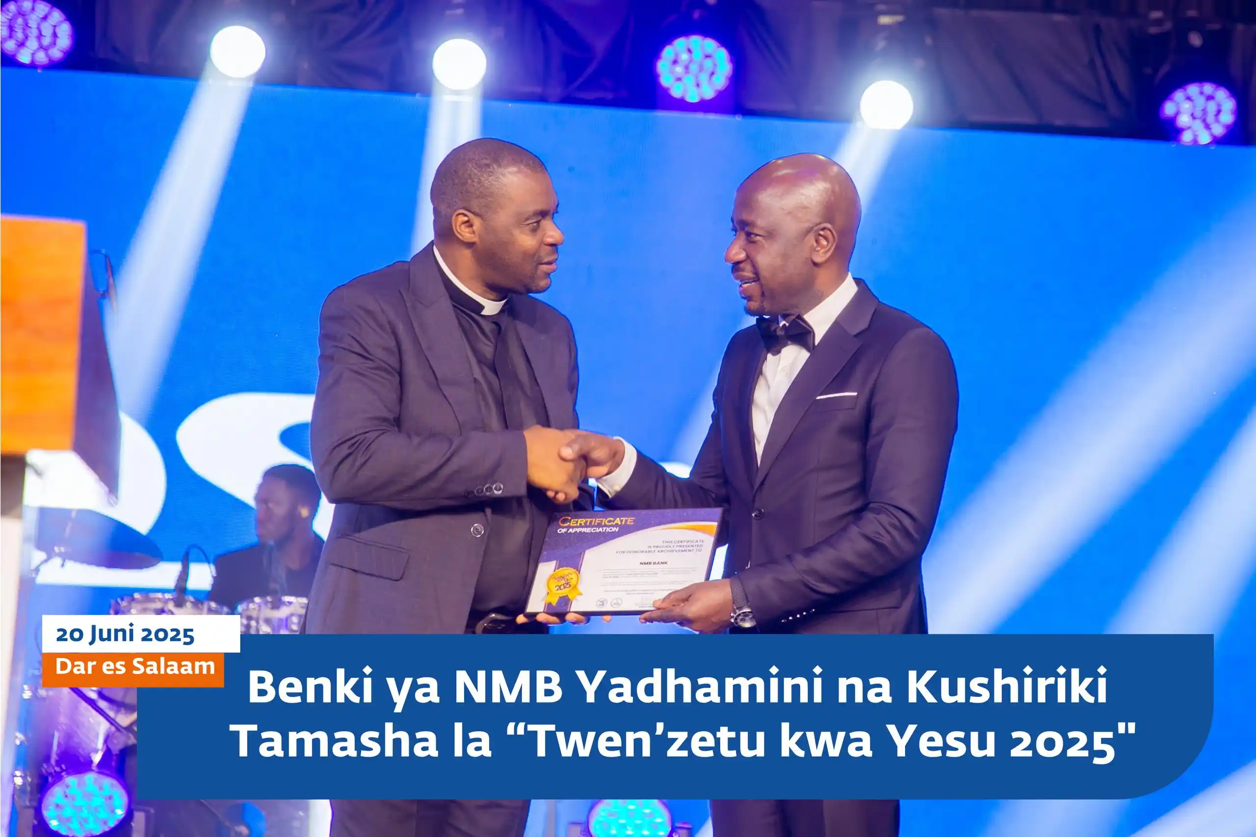 Image from NMB Bank Plc: 📍Dar es Salaam  Benki ya NMB imeshiriki Tamasha la Twenzetu kwa Yesu ...