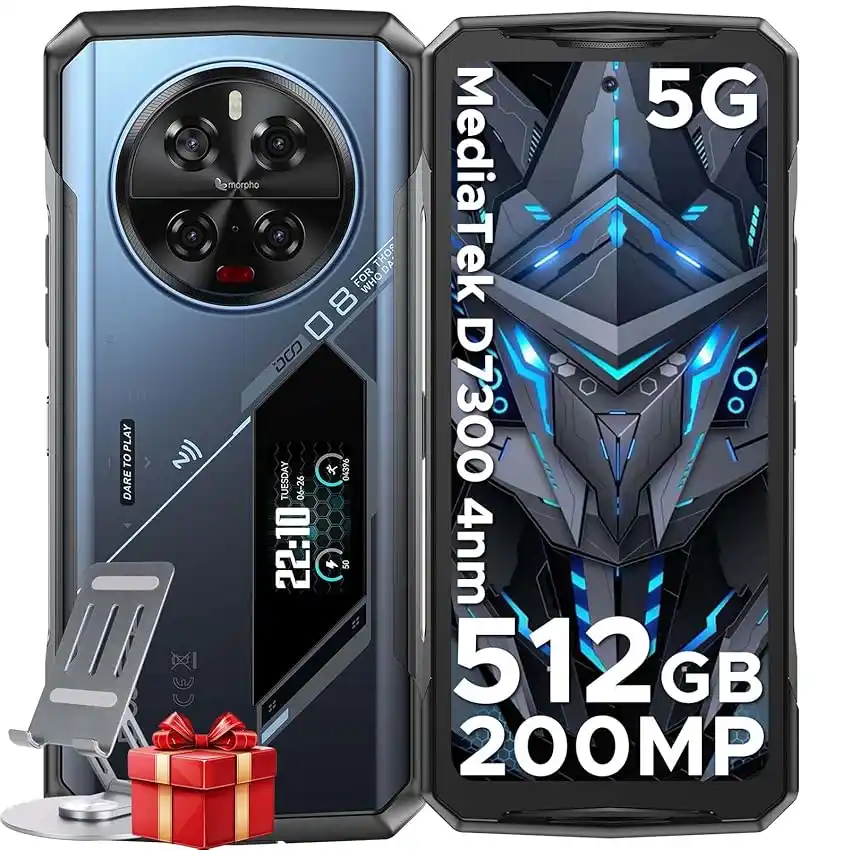 Image from Offerte Tech by Telefonino.net: 👀 DOOGEE V40 Pro Rugged Smartphone, D7300 5G Octa-Core  💰 *A soli 44...