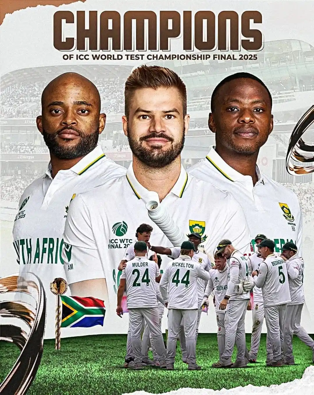 Image from Jk Study Materials: Finally, South Africa 🔥🔥🔥 South Africa is the new ICC World Test Ch...