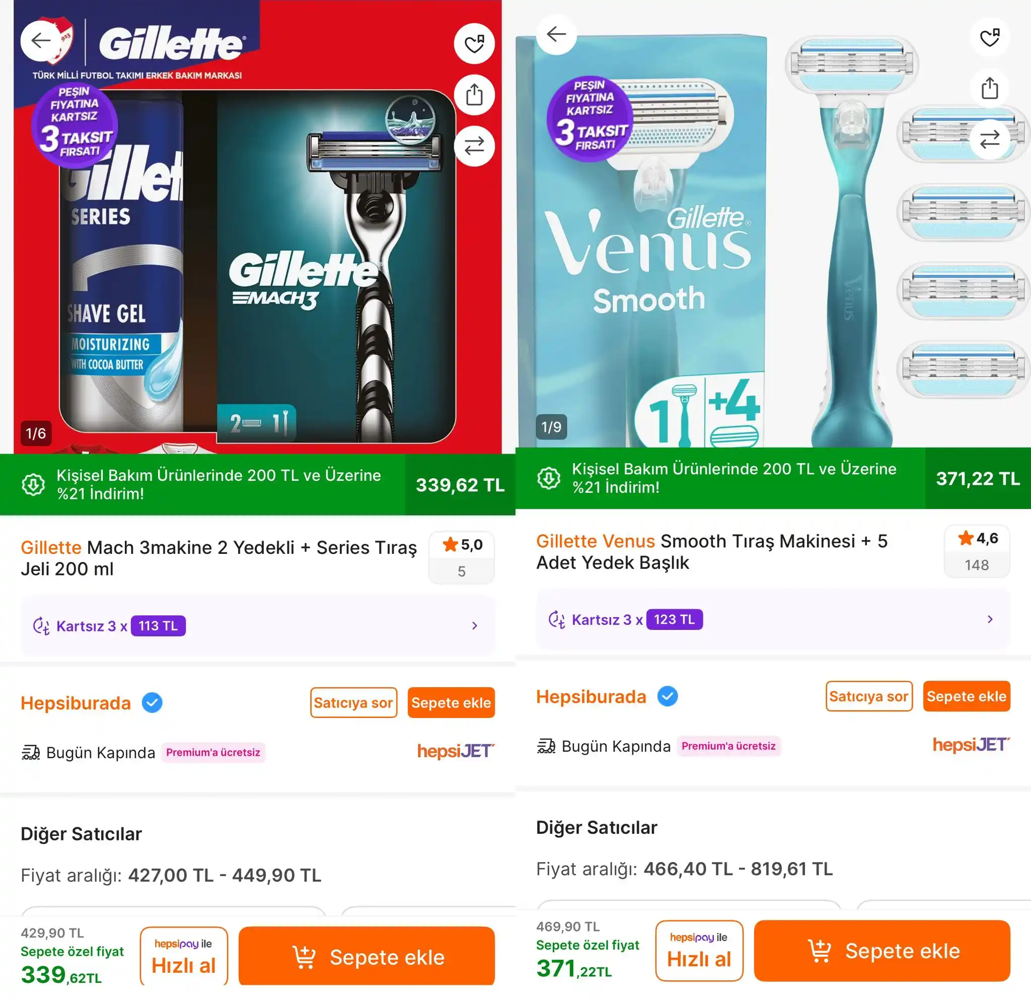 Image from TREND İNDİRİMLER: Gillette Venus Smooth Tıraş Makinesi + 5 Adet Yedek Başlık  🔗 https:/...