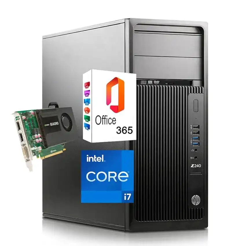 Image from Offerte Tech by Telefonino.net: 👀 HP Workstation Z240 PC RICONDIZIONATO, Processore core i7-6700K  ‼️...