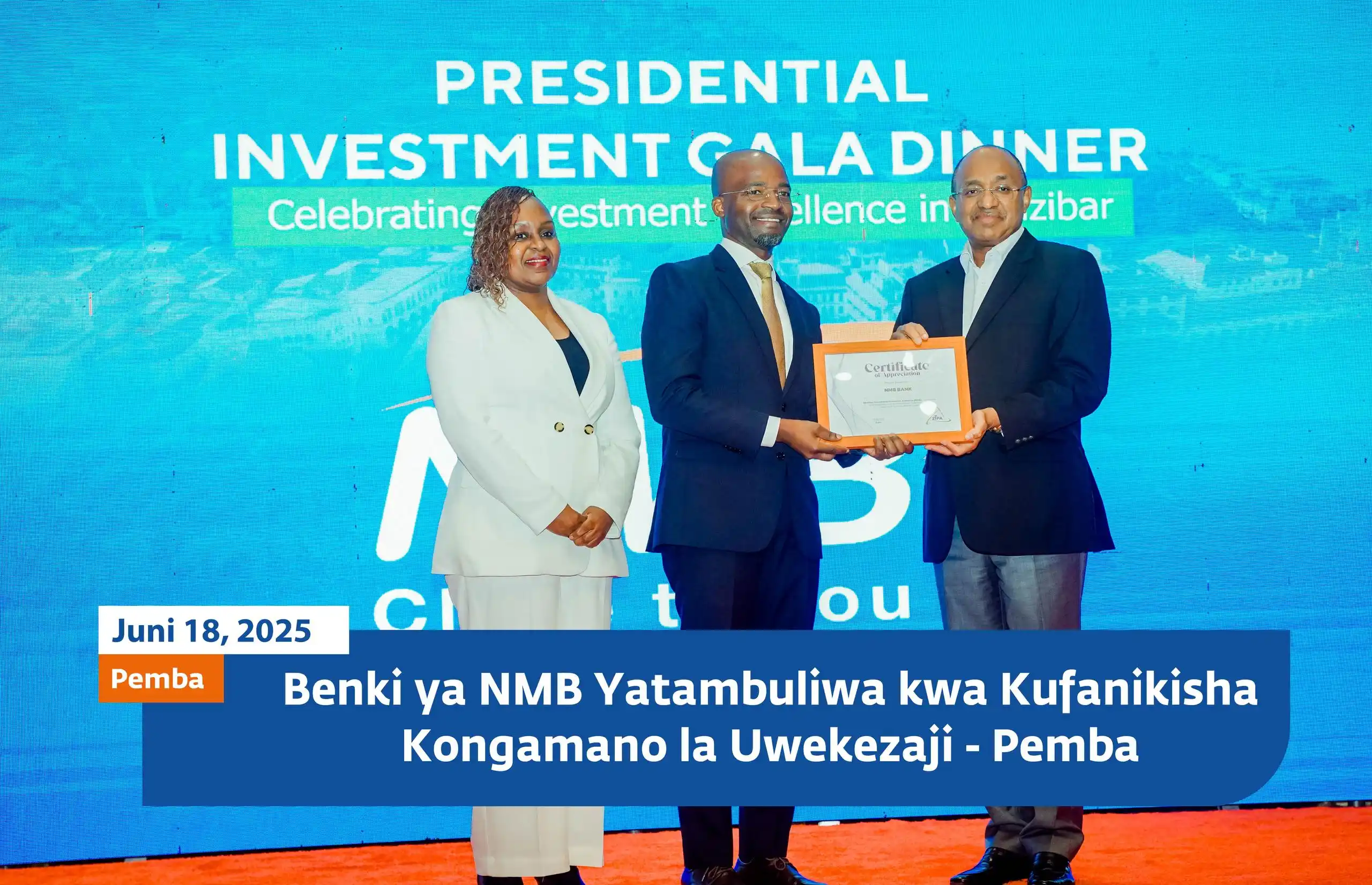 Image from NMB Bank Plc: Kama mdau wa maendeleo nchini, tunaendelea kushirikiana na Serikali ku...