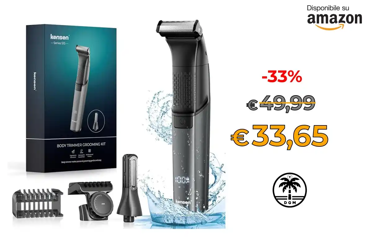 Image from Offerta DgM: *📍kensen Rasoio Elettrico Corpo Uomo Impermeabile Rasoio Corpo Uomo 2...