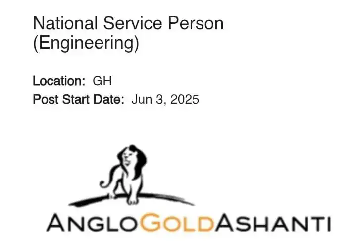 Image from Richportal Services (Richportal Tv, Richportal Tv Plus, Sir Rich Stream, www.richportaltv.com): 📍National Service Personnel 📍 National Service Opportunity at Obuasi...