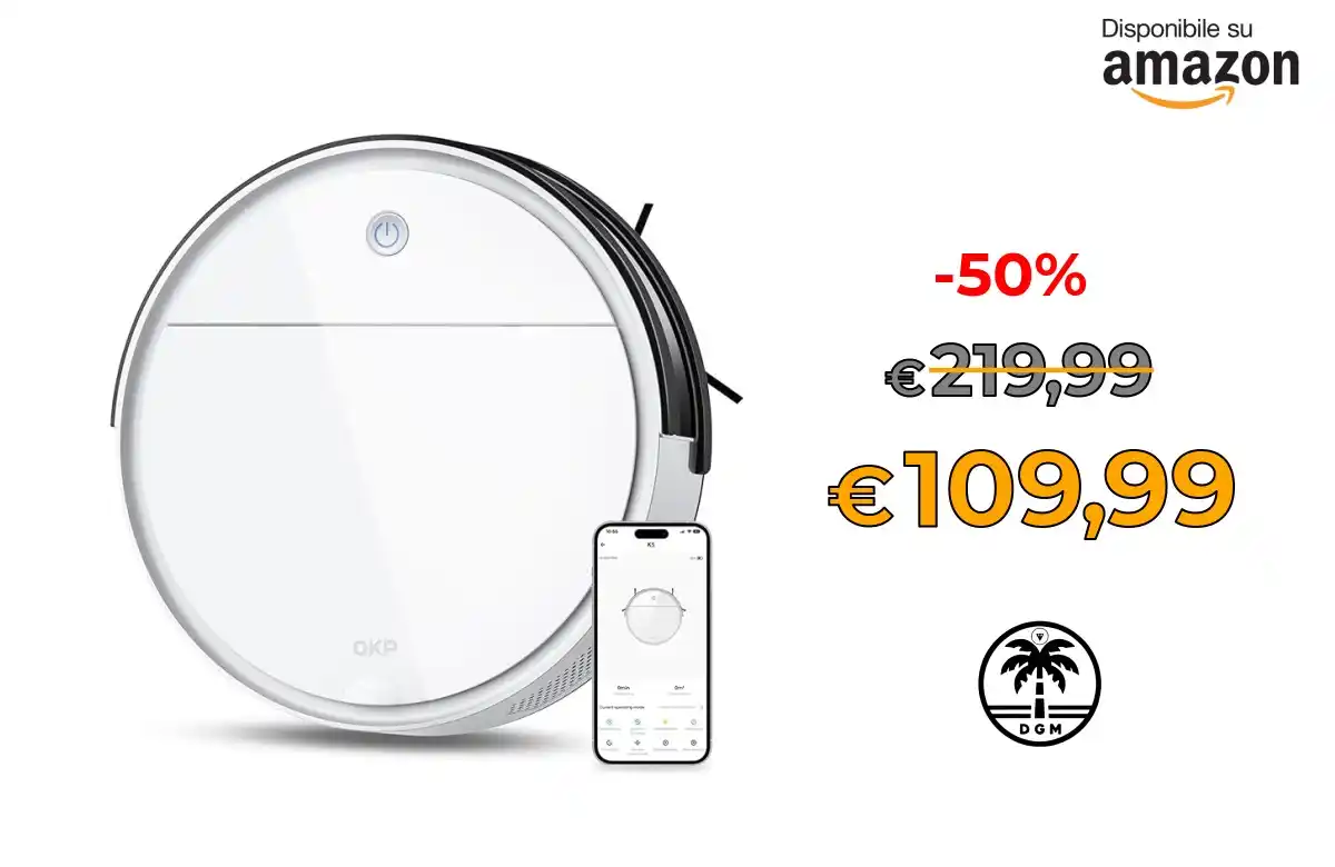 Image from Offerta DgM: 👀 Non farlo Scappare 👀 🛍️in Vendita su AMAZON  * ⭕ OKP K5 Robot Asp...