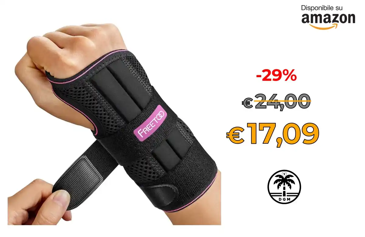 Image from Offerta DgM: 🔥 Prendilo al Volo 🔥 🛍️in Vendita su AMAZON * ⭕ FREETOO Tutore Pol...