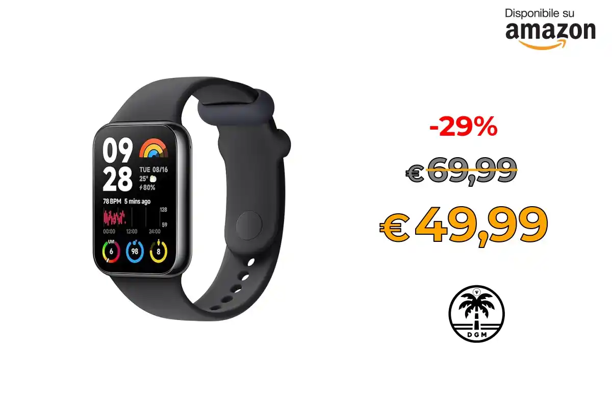 Image from Offerta DgM: 🔥 Prendilo al Volo 🔥 🛍️in Vendita su AMAZON * ⭕ Xiaomi Smart Band ...