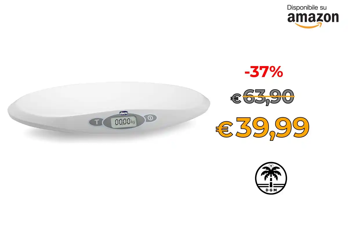 Image from Offerta DgM: 🌋 Prezzone 🌋 🛍️in Vendita su AMAZON  * ⭕ Chicco Bilancia Elettronic...