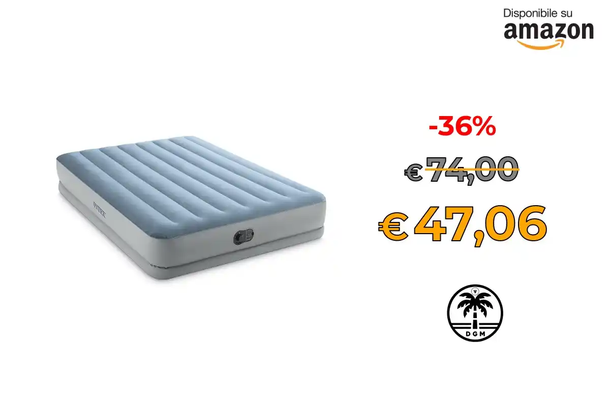 Image from Offerta DgM: 🌋 Prezzone 🌋 🛍️in Vendita su AMAZON * ⭕ Intex 64159 - Materasso Ma...