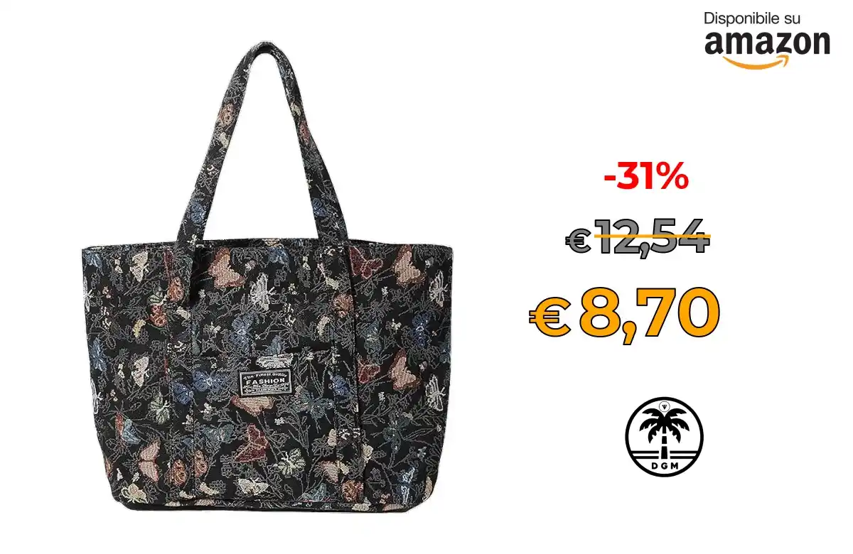 Image from Offerta DgM: 🌋 Prezzone 🌋 🛍️in Vendita su AMAZON * ⭕ Nevecover Borsa Donna Gran...