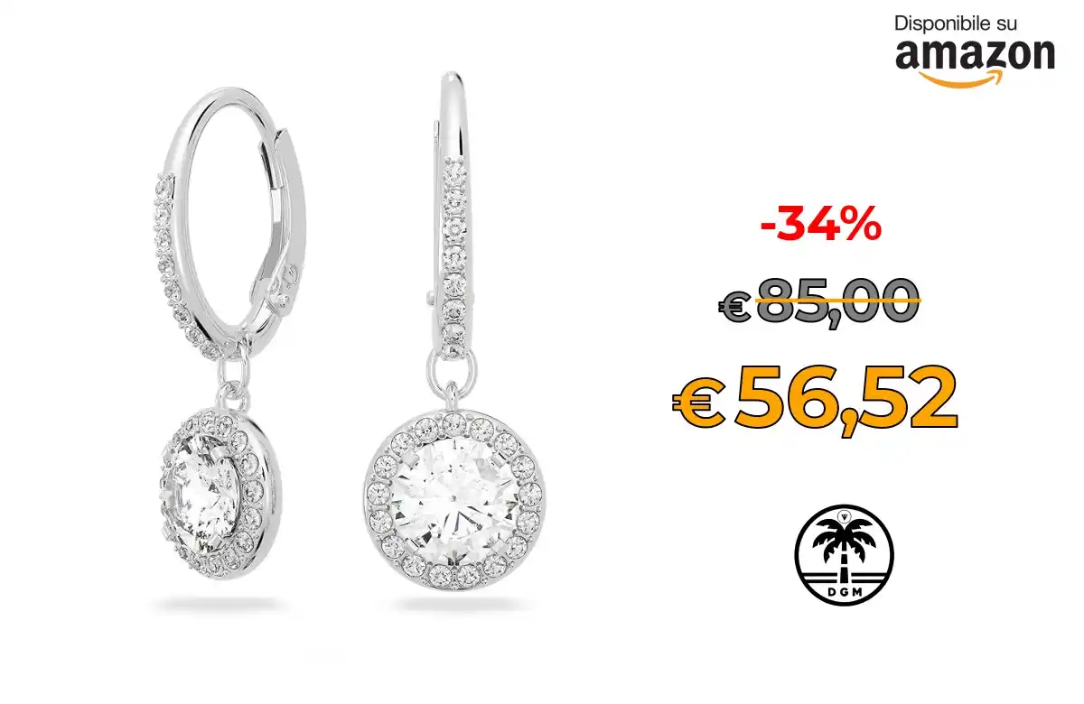 Image from Offerta DgM: 🌋 Prezzone 🌋 🛍️in Vendita su AMAZON  * ⭕ Swarovski Constella Orecch...