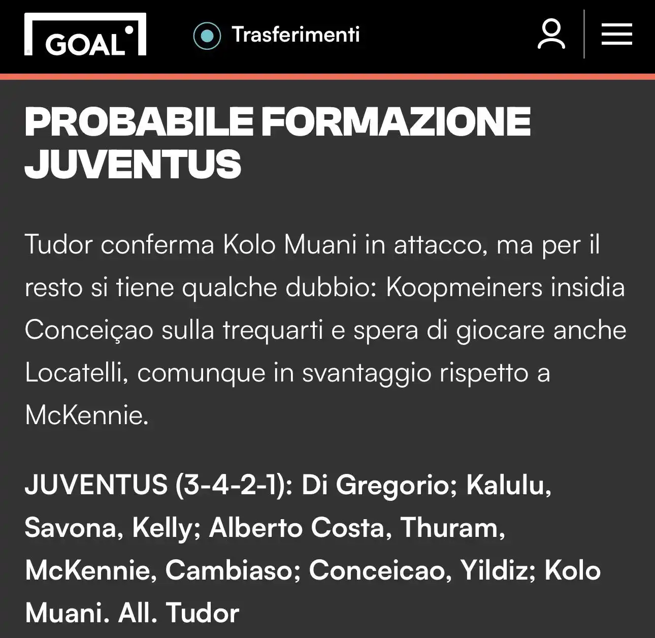 Image from Juventus Fans: *Probabile formazione della <a class="text-blue-500 hover:underline cu...