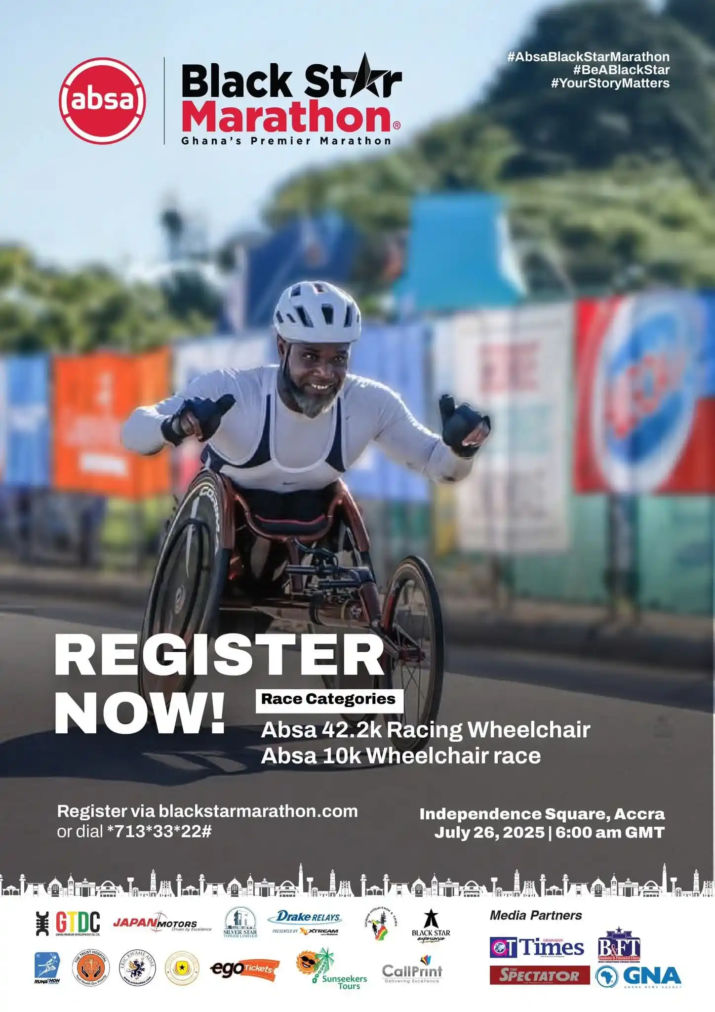Image from Richportal Services (Richportal Tv, Richportal Tv Plus, Sir Rich Stream, www.richportaltv.com): ♿ Push Beyond Limits. Race with Purpose. Join the movement at the Absa...