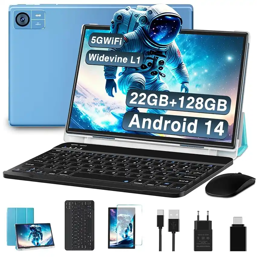 Image from Offerte Tech by Telefonino.net: 👀 SUAAT Newest Tablet Android 14 10 Pollici 22GB RAM+128GB ROM(1TB TF...