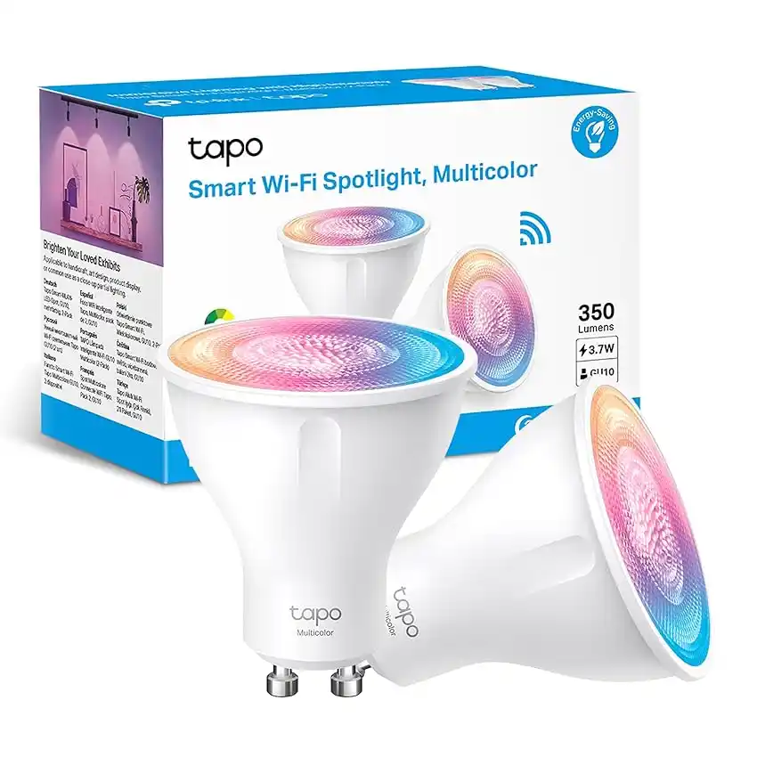 Image from Offerte Tech by Telefonino.net: 👀 Tapo L630 Lampadina WiFi Intelligente LED Smart GU10 2-Pack, RGBW M...