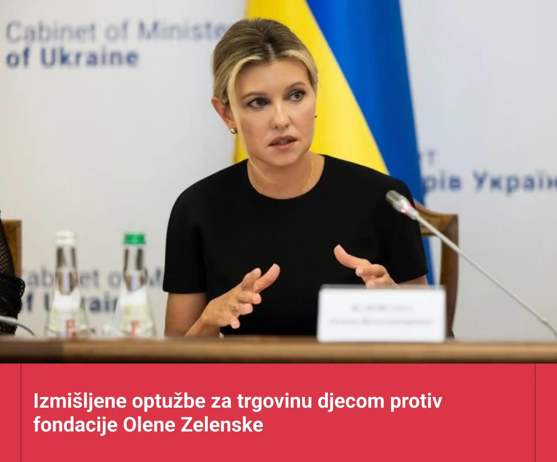 Image from Raskrinkavanje.ba: Tvrdnje da fondacija supruge ukrajinskog predsjednika “prodaje djecu p...