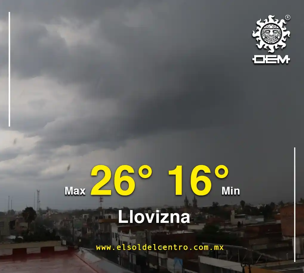 Image from El Sol del Centro 🗞️: ¡Ya casi es viernes! 🌞  Nos espera un día con lloviznas por la tarde ...